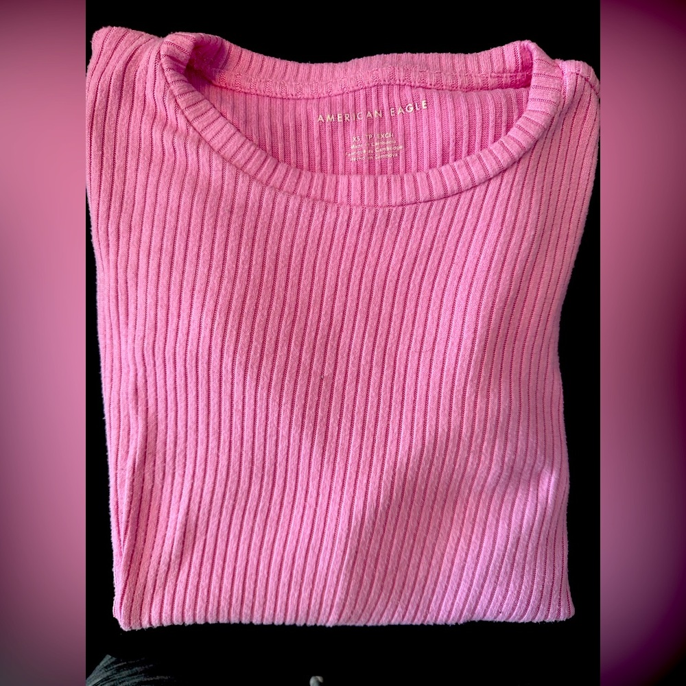 Pink long sleeve shirt